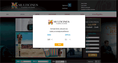 Desktop Screenshot of multicines.com.ec