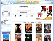 Tablet Screenshot of multicines.com